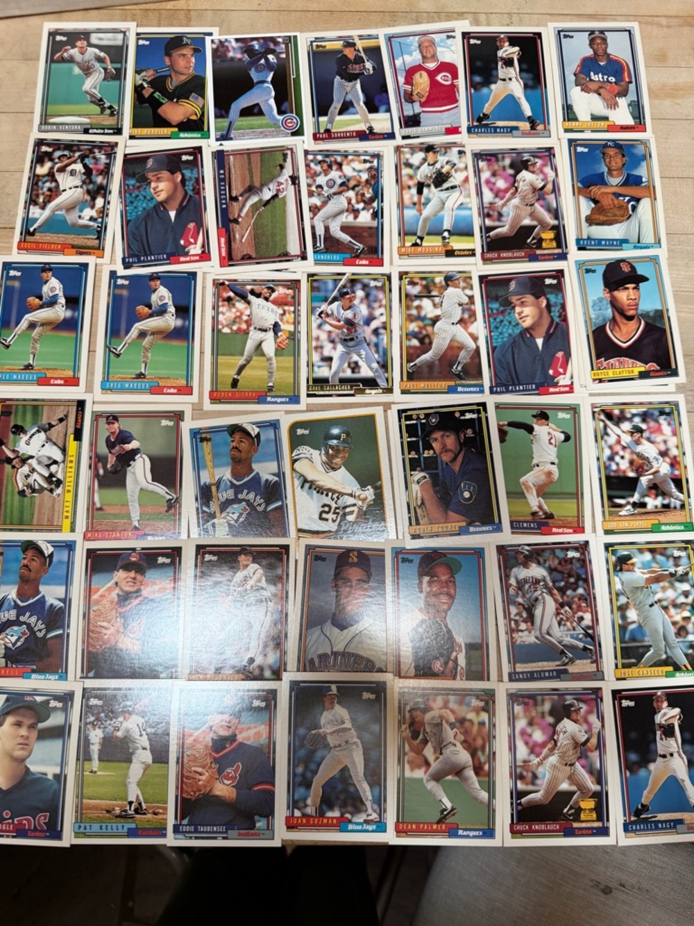 Topps Baseball Cards Lot 1992